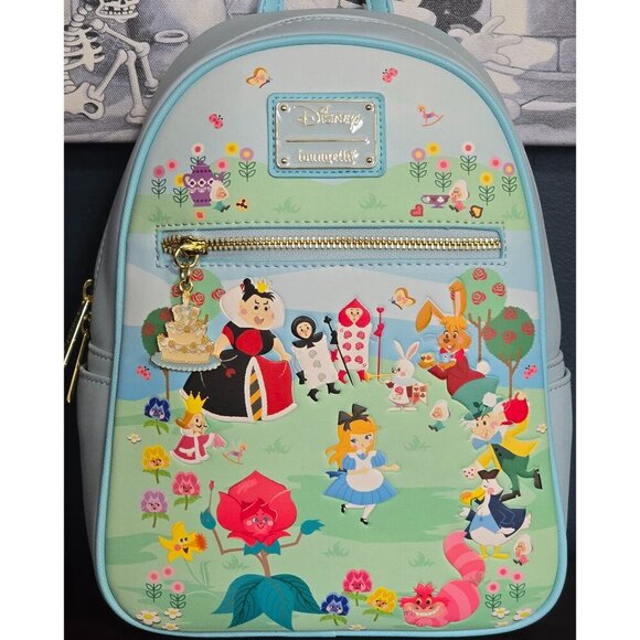 Loungefly Disney Alice in Wonderland Chibi Mini Backpack main image 6